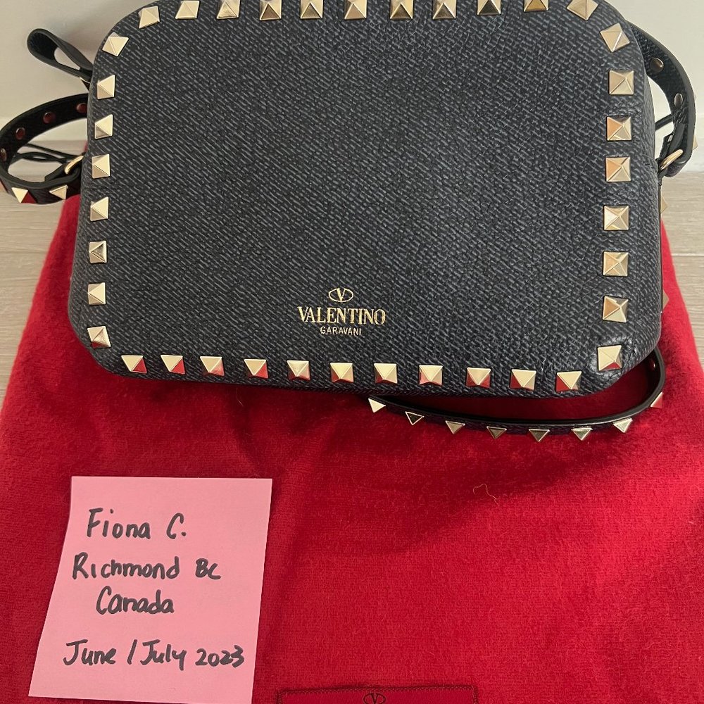 Valentino Rockstud Crossbody Camera Bag